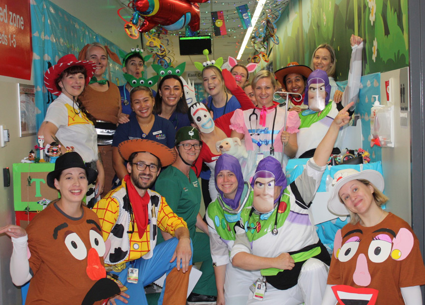 Image for Staff go to infinity and beyond for annual Dress Up Day