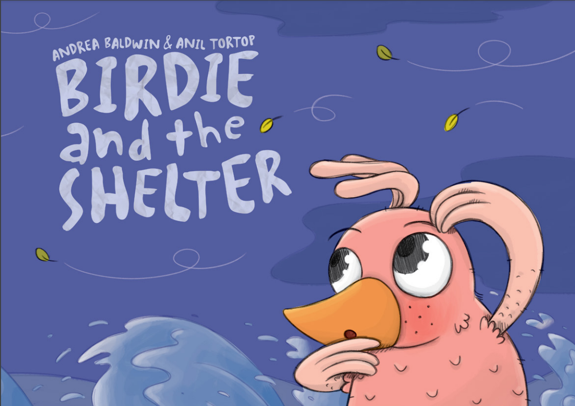 Birdie and the shelter