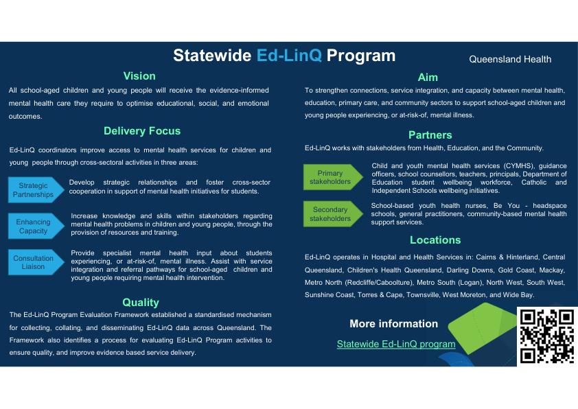 Thumbnail of Statewide Ed-LinQ Program visual model