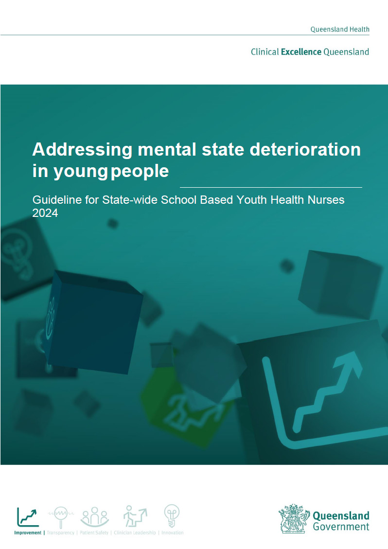 Thumbnail of Addressing mental state deterioration in young people guideline