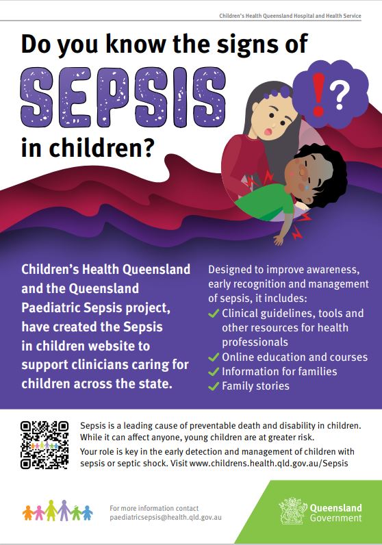 Thumbnail of Do you know the signs of Sepsis in children poster