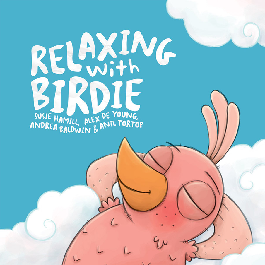 Relaxing with birdie